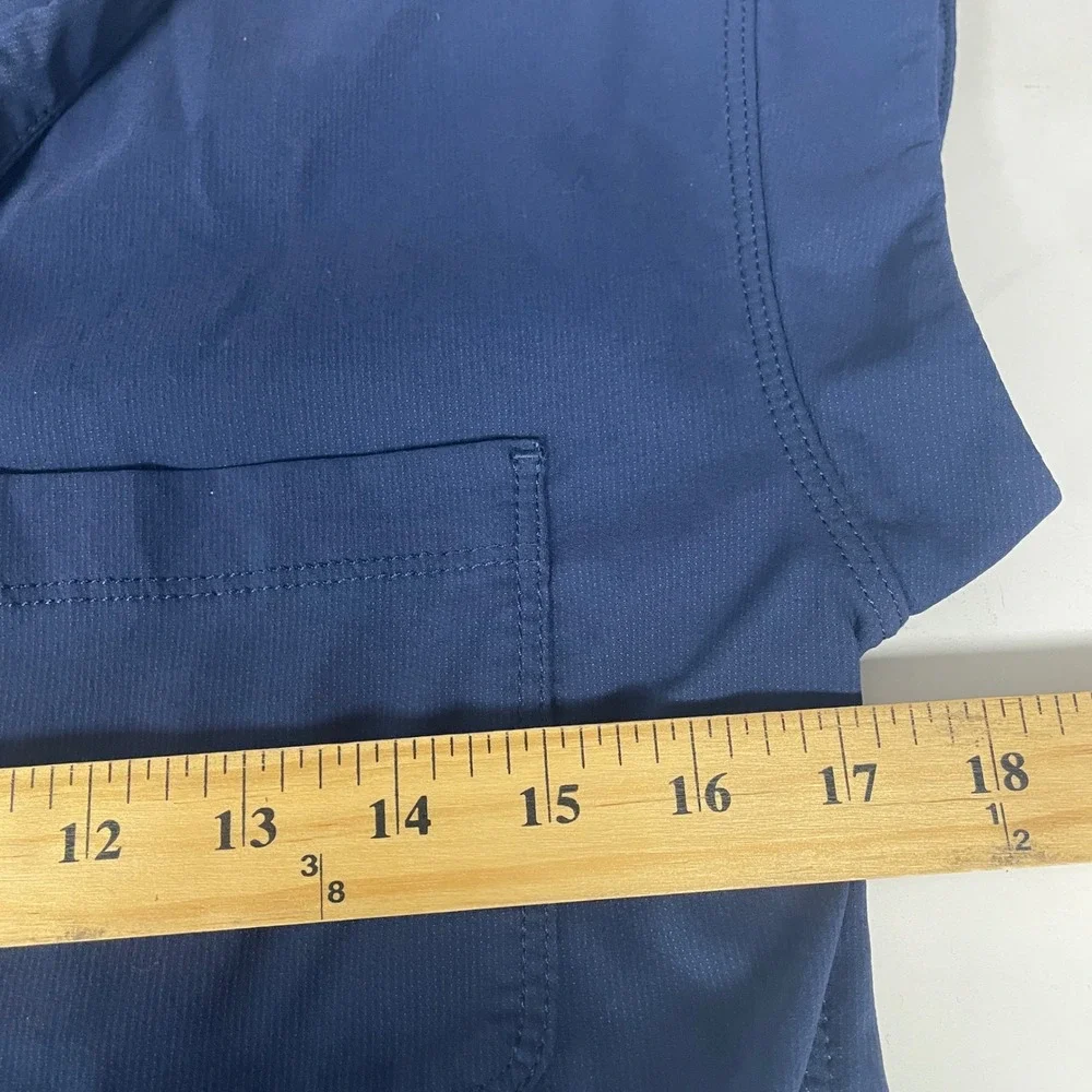 Title Nine Clamber Jumpsuit XS Navy Blue Gorpcore Utility Hiking Outdoor Active